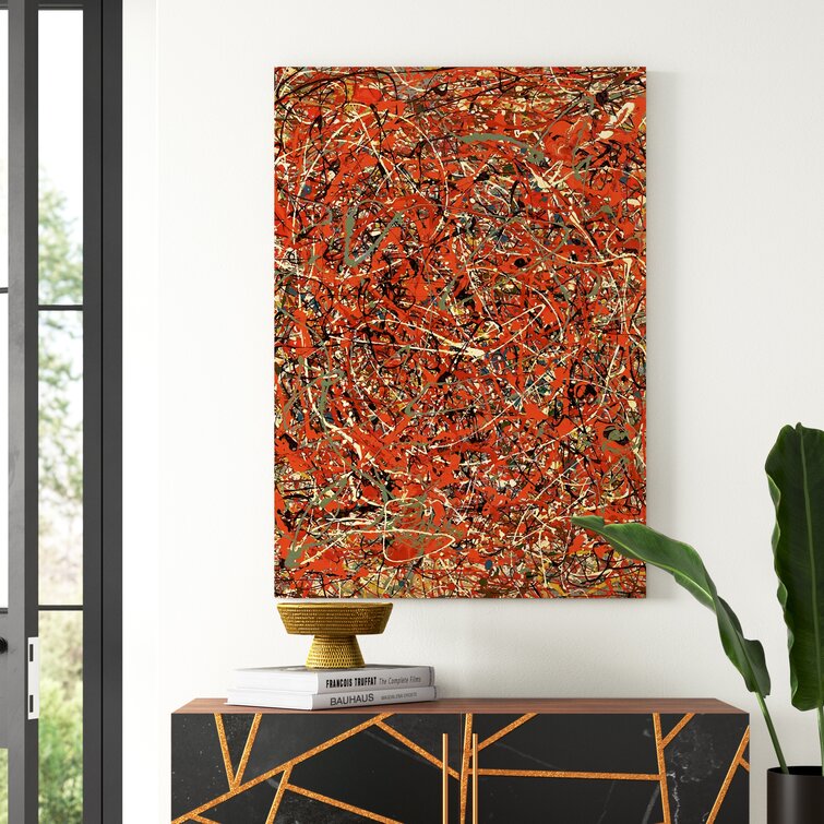 Mercury Row Leinwandbild Von Jackson Pollock And Bewertungen Wayfairde 5551